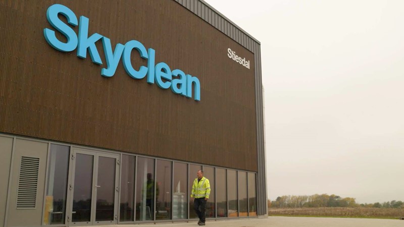 Image showing the Stiesdal SkyClean facility at GreenLab